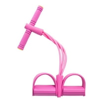 4 Tube Fitness Resistance Bands Pedal Puller Sit Up Exercise 2025 Upgrade Stretch Rope Home Gym Yoga Abdominal Arm Leg Waist Trainer Ergonomic Foam Handle Compact Portable Workout