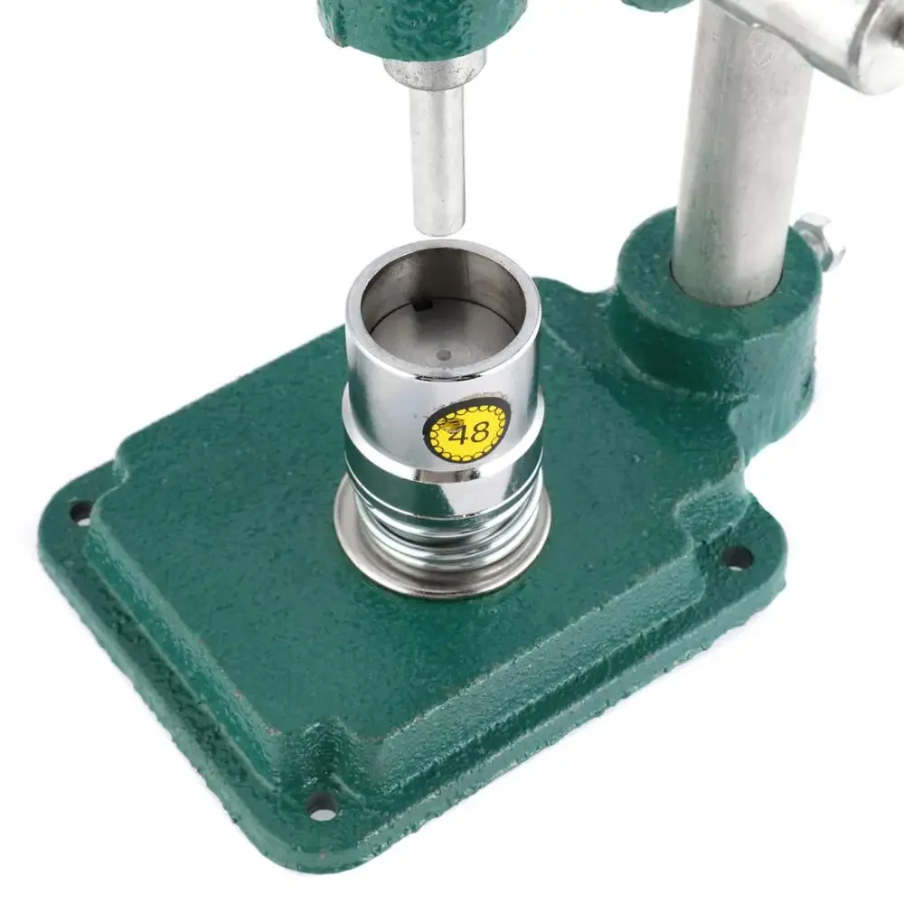 Button Maker Manual Cloth Buckle Fabric Covered Button Machine Button Mould Dies Hand Press DIY Tool ,Beginner-Friendly
