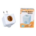 thumbnail image 1 of PC Lamp Base with Infrared Motion Sensor - Ideal for E27 LED Bulbs in Various Settings, 1 of 8