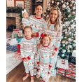 thumbnail image 3 of 2023 New Winter Christmas Pyjamas for Family Mom Daughter Dad Son Matching Outfits Baby Romper Soft Casual Sleepwear Xmas Look, 3 of 4