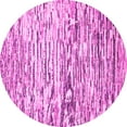 thumbnail image 1 of Ahgly Company Indoor Round Abstract Pink Modern Area Rugs, 8' Round, 1 of 4