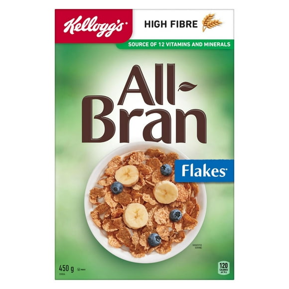 Kellogg's* All-Bran* Flakes Cereal, 450 g, 450g