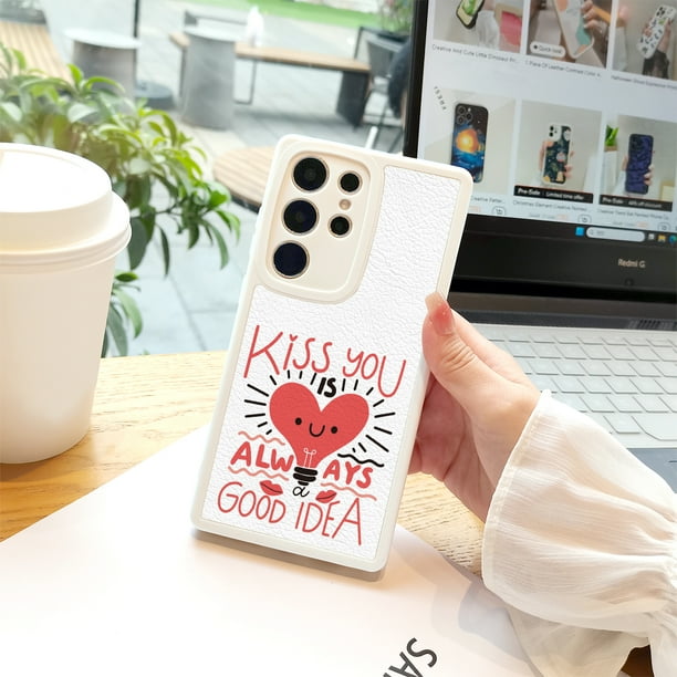 ¡Proteja su iPhone con estilo con esta funda para teléfono plateada mate de doble capa!