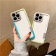 thumbnail image 4 of Para iPhone 16 15 Pro Max 14 Plus 13 Mini Funda colorida de silicona suave con marco de parachoques a prueba de golpes Funda protectora sin borde trasero, 4 of 5