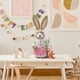 thumbnail image 3 of Easter Bunny Decor Easter Straw Bunny Figurine, 14" Easter Straw Bunny Figurine Tabletop Decor, Sisal Rabbit Couple Statue with Carrots&Eggs, Spring Decorations for Home Farm (D), 3 of 5
