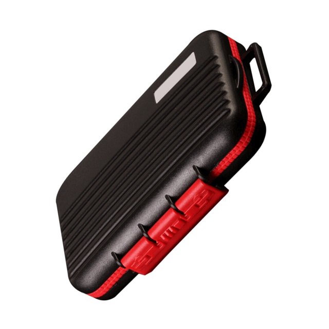 Moyic 1 caja de almacenamiento de tarjeta de PC 24 ranuras soporte de tarjeta de memoria impermeable portátil Accesorios de cámara y óptica Negro