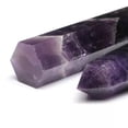thumbnail image 3 of EOEMY Natural Amethyst Quartz Crystal Obelisk Wand Tower Point Reiki Healing Column-1Pc (Random Pick)-6-7Cm, 3 of 9