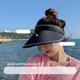 thumbnail image 2 of Sombrero de sol con protección Uv para mujer, gorra vacía de verano, ala grande, ciclismo al aire libre, sombra facial, nuevo, 2 of 5