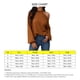 thumbnail image 2 of Crewneck Cold Shoulder Pullover, Pure Color Drop Shoulder Cutout Pullover  For Shopping For Girls ANGGREK Café L, 2 of 5