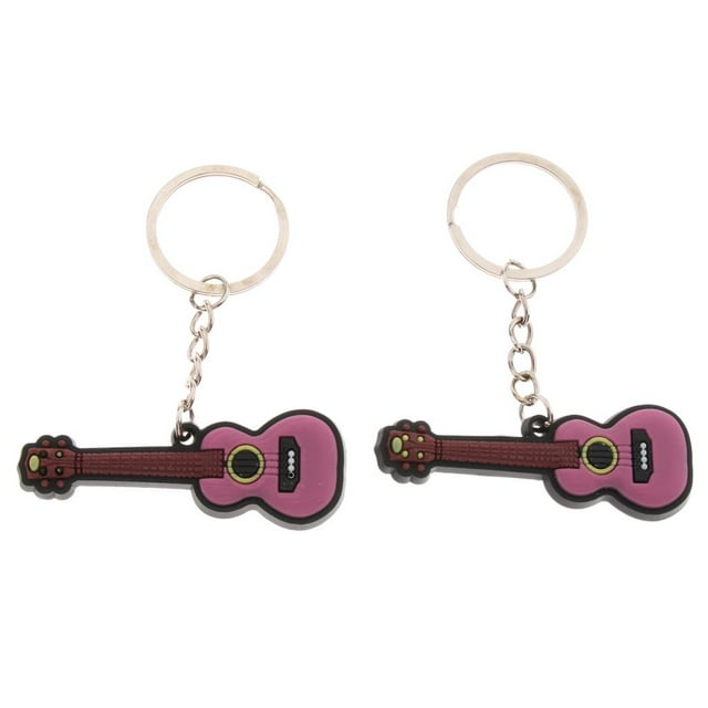 Llavero Yuyangstore colgante para ukelele instrumento musical Mini llavero de instrumento musical