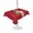 Red, variant on Outdoor Tablecloth with Umbrella Hole for Patio/Picnic/Party/Camping, Cherry Blossoms Waterproof Table Cloth Square Cover Washable, Japanese Spring Floral Leaves Vintage Beige (60"x 60")