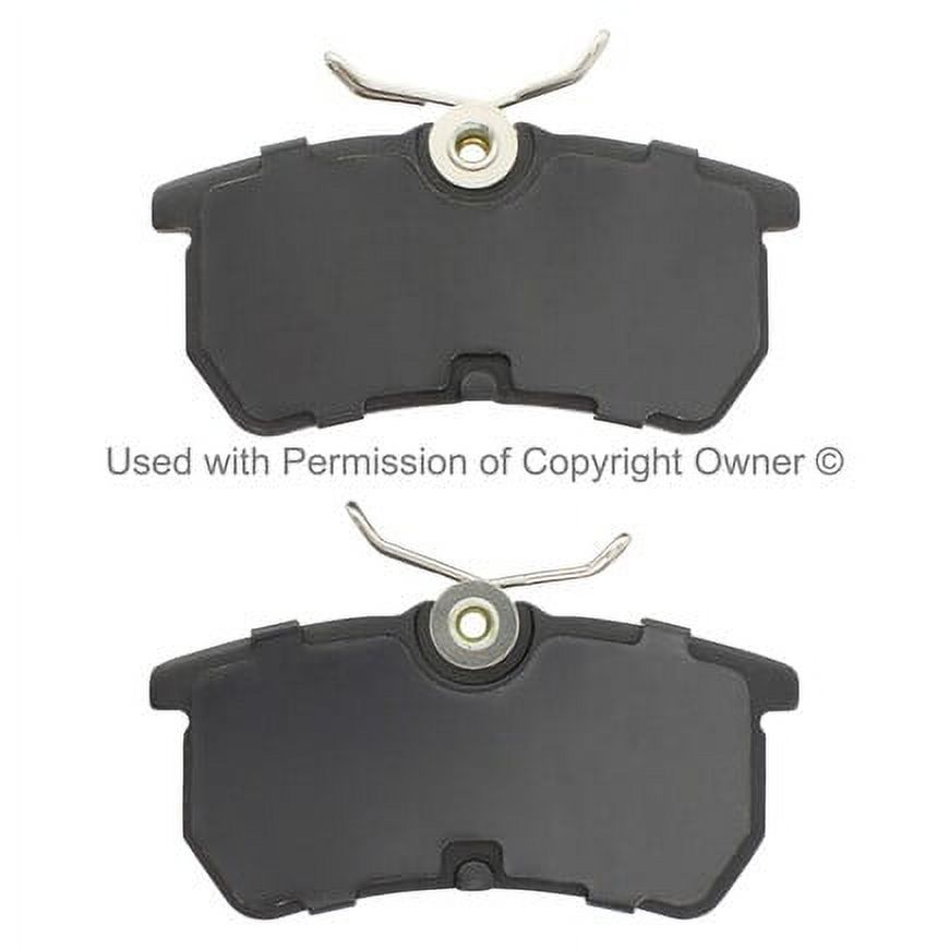Mpa Electrical 1003-0886M Quality Built Disc Brake Pad, Black Series, Semi