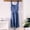 Blue, variant on Cotton Linen Pinafore Apron with Ruffle Lace, Floral Kitchen Apron for Coffee Shop, Cooking and Work