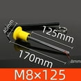 thumbnail image 2 of Magnetic Weight Stack Pin Selector gym pin cable crossover Key Exercise Parts Accessories 8x125mm, 2 of 9