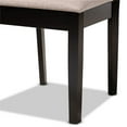 thumbnail image 4 of Bowery Hill Sand Upholstered Espresso Wood 4-Piece Dining Chair Set, 4 of 7