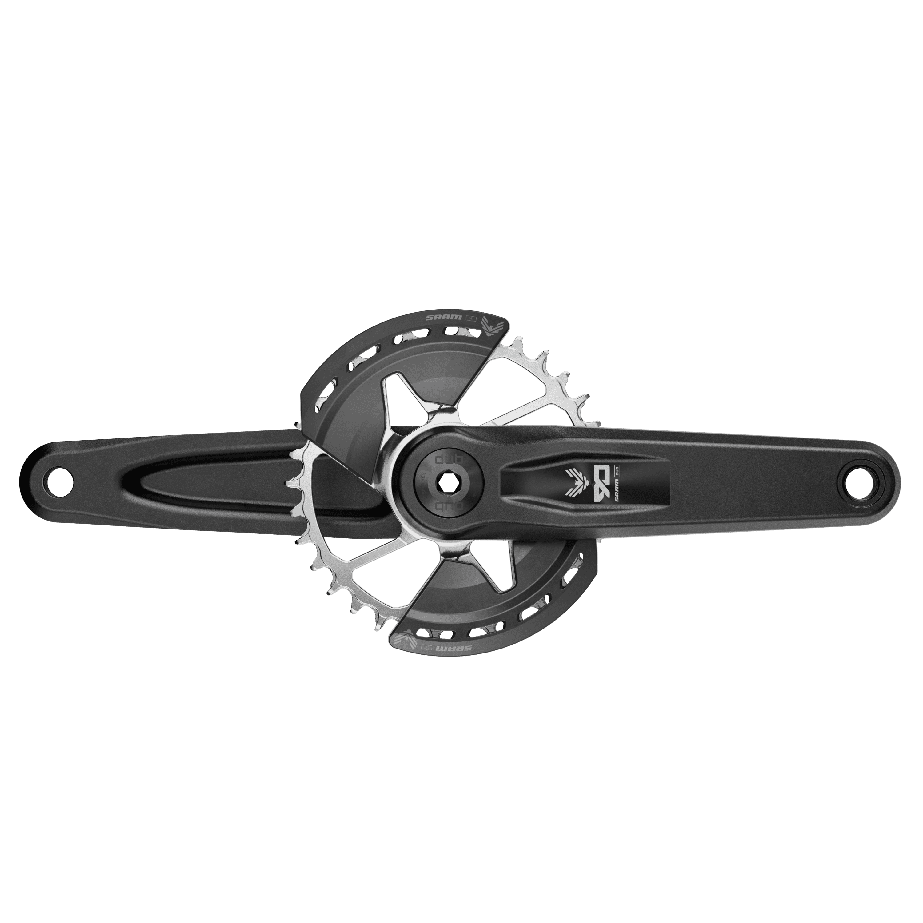 SRAM Omnium GXP Track Crankset 180mm - 48T Silver Fixed Gear w