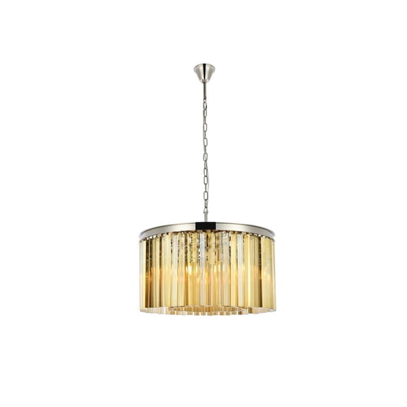 Elegant Lighting Sydney 26" 8 Light Royal Crystal Chandelier