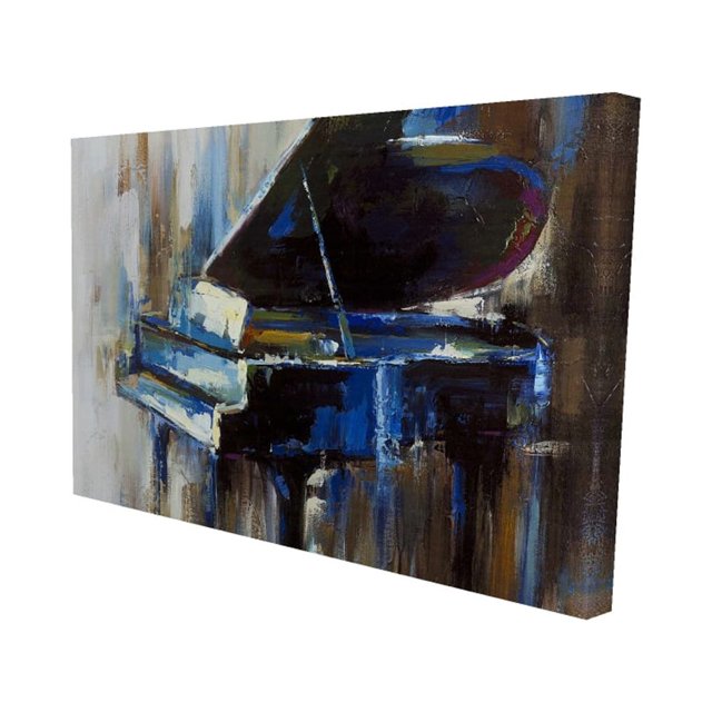 piano à Queue Abstrait - 24"x36 Pouces Toile - Impression sur Demande
