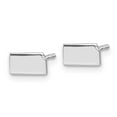 thumbnail image 2 of Sterling Silver/Rhodium-plated Kansas State Earrings, 2 of 4