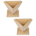 thumbnail image 4 of 2 moldes de madera para bolas de arroz, moldes zongzi y moldes para arroz con leche (color madera), 4 of 5