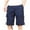 Navy, variant on Maean Men Cotton Cargo Shorts Big and Tall Causal Hiking Summer Short Athletic Pants with Pockets