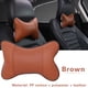 thumbnail image 2 of Almohada Universal Soporte para El Cuello Del Asiento Automóvil Con Reposacabezas Elástico (marrón), 2 of 9