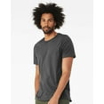 thumbnail image 2 of Bella Canvas Mens Crewneck Triblend Short Sleeve Tee, L, Solid Asphalt Triblend, 2 of 5