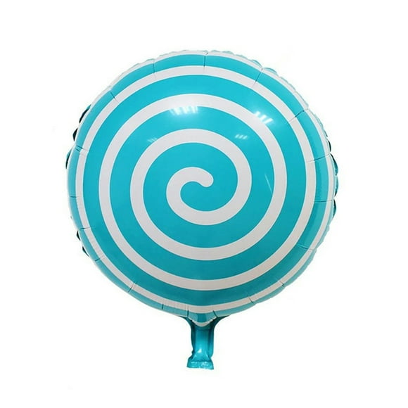 CIMAXIC Birthday 18-inch Lollipop Foil Balloons Lollipop Mylar Balloon Lovely Kids Toy for Birthday Party Decoration (Blue),17.72"X17.72"X17.72"