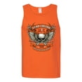 thumbnail image 2 of Wild Bobby, Lead Follow or Get The Hell Out Of The Way MC 1969 Motorcycle Pop Culture Mens Graphic Tank Top, Orange, 2XL, 2 of 3