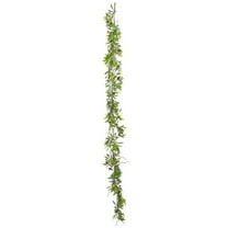 Vickerman 6' Artificial Green Olive Hill Garland.