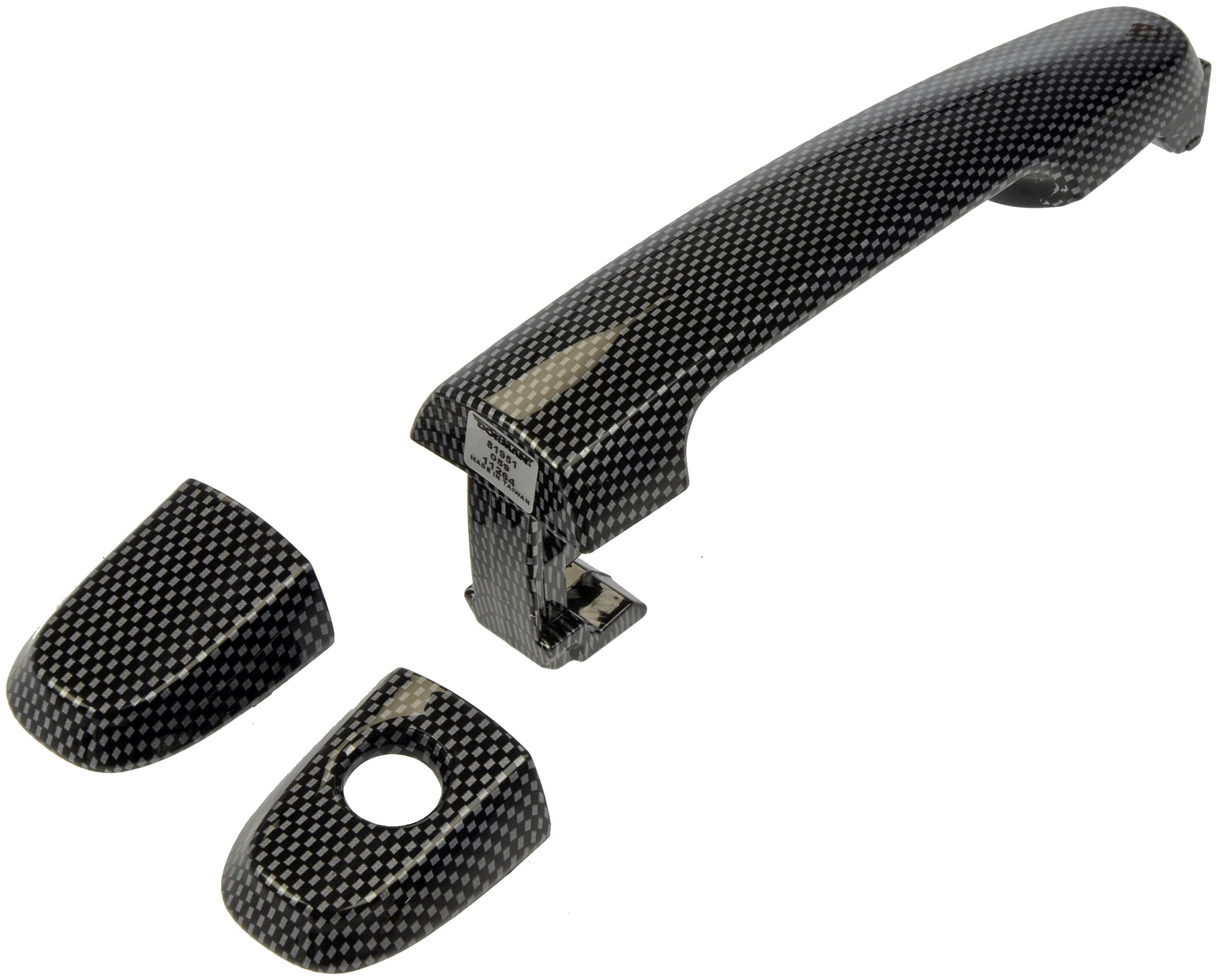 Dorman 81951 Front Exterior Door Handle for Specific Models, Carbon Fiber
