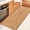 Mustard, variant on Anti-Fatigue Kitchen/Bathroom/Bed side Mat Hand Woven Runner Rug Cushioned Cotton Mat 18x48''
