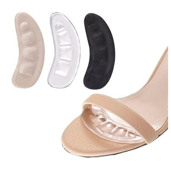 3 Pairs Non-Slip Silicone Forefoot Pads – Self-Adhesive Gel Inserts for High Heels, Sandals & Added Comfort