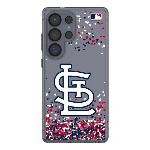 St. Louis Cardinals Galaxy S8 Confetti Design Clear Case