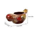 thumbnail image 2 of Raindrops Ceramic Bonsai Planter Bird Modeling Planter Pot Assorted Color 1Pcs, 2 of 6