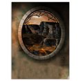 thumbnail image 2 of Brown Fantasy Landscape with Frame - Photography Canvas Art Print, 2 of 3