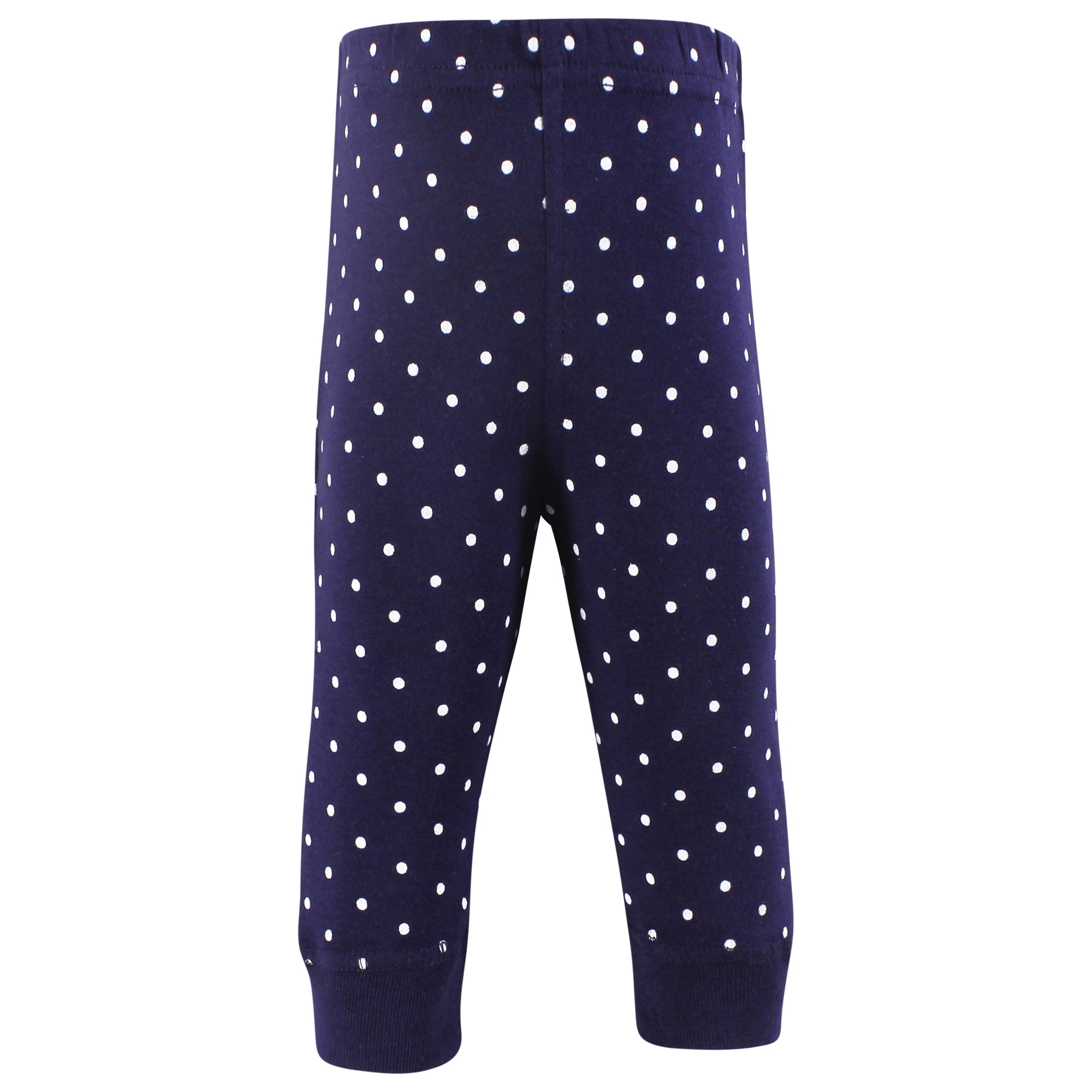 Hudson Baby Girls Cotton Pants and Leggings, Sunset Stripe, 4T
