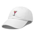 thumbnail image 5 of Dalix Cosmo Embroidered Cap Cotton Cosmopolitan Baseball Cute Cool Dad Hat Womens in White, 5 of 5