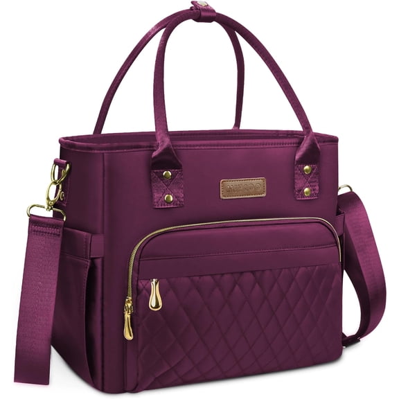 Lunch Bag Lunch Box Women - Leakproof Insulated Lunch Cooler Bag for Women - Large Lunch Tote Bags , Purple