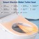 thumbnail image 2 of Electric bidet toilet seat-elongated smart heated seat con endless warm water ewater wand cleaning wireless remote self-clean adjustable nozzle y easy installation, 2 of 7