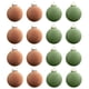 thumbnail image 1 of Xihbxyly Bolas de Navidad Flocadas, Elegantes Adornos Marrones, Textura Flocada Retro, Fáciles de Colgar, Decoración Versátil para El Hogar, Festivales Navideños, Tamaño de 6 Cm, 15 Unidades, 1 of 5