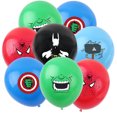 thumbnail image 1 of Kit de globos Anime Heros Spider The Hulk, 12 cm, látex, 8 unidades, 1 of 2