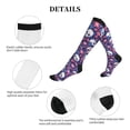 thumbnail image 5 of Pofeuu Skull cartoon flower Print Compression Socks for Women & Men Circulation - Best Support for Nurses,Running,Athletic,Sports, 5 of 7