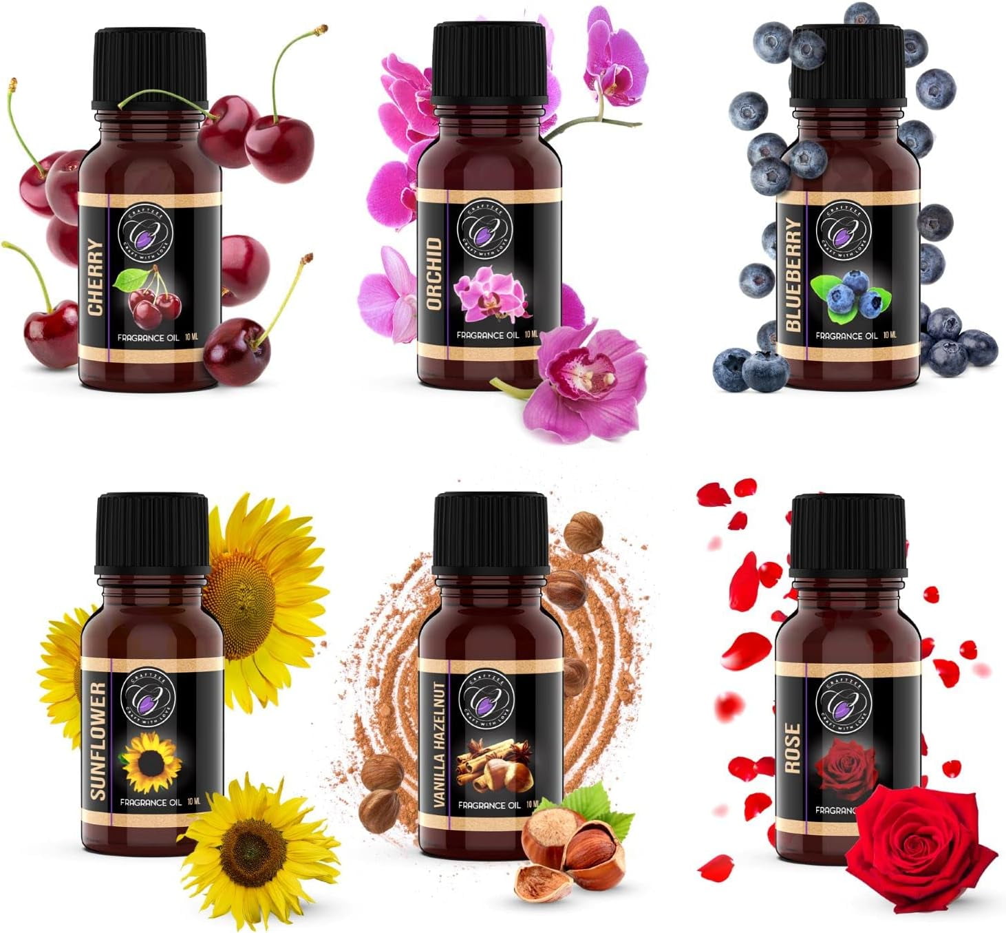 Craftzee 54 Piece Multicolor Deluxe DIY Rose Petals & Lavender Scented Soap Making Kits with 2 Melt-and-Pour Shea Butter Soap Bases