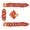 Good luck and good l, variant on Geemin 2026 Chinese New Year Horse Couplets Set Traditional Red Paper Decorations