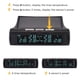thumbnail image 3 of Monitor Presión Neumáticos Coche Inalámbrico 6 Sensor Externo Digital TPMS 8bar USB Solar, 3 of 8
