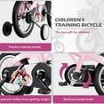 thumbnail image 5 of Ambifirner 16 20 Inch Bike with Training Wheels & Kickstand - Perfect for Rider Height 36-52 Inch, Bicycle for Gift, 5 of 11