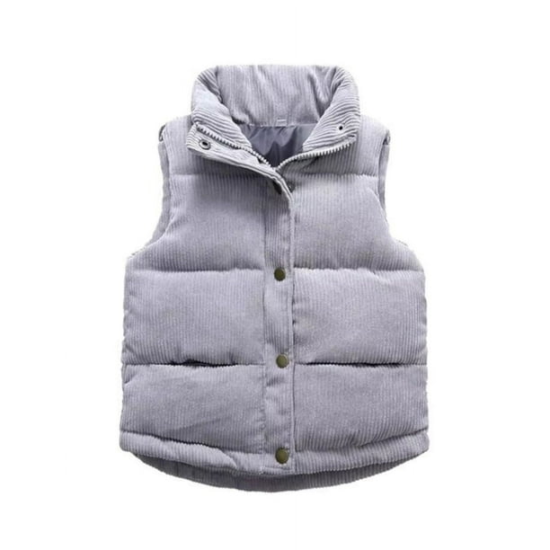 Chaleco para invierno - Color gris - 7-8T