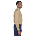 thumbnail image 4 of Harriton Men's Easy Blend™ Long-Sleeve Twill&nbsp;Shirt with&nbsp;Stain-Release - M500, 4 of 4