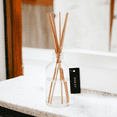 thumbnail image 5 of Hosley Glass Reed Diffuser Bottles 12 Pack, 85ml Clear Boston Round Jars for Essential Oils, Aromatherapy & Home Fragrance, 5 of 12